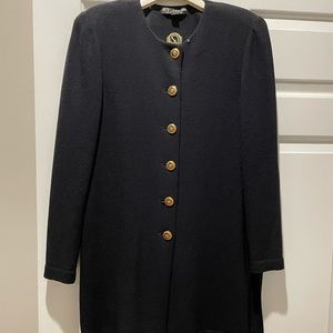 black st. john’s jacket